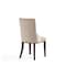 Manhattan Comfort Shubert Faux Leather and Velvet Dining Chair in Tan - Set of 2 DC055-TN - alternate 7